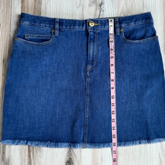 Lilly Pulitzer Kooper Denim Skirt Size 12 - Picture 7 of 11